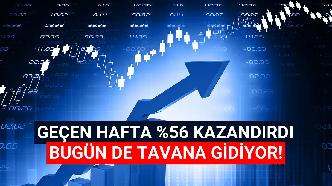 Geçen hafta yüzde 56 kazandırdı, bugün de tavana gidiyor!