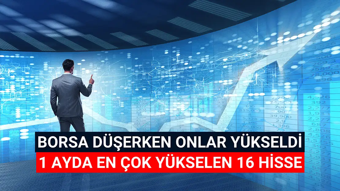 İşte son 1 ayın en çok yükselen BIST100 hisseleri!