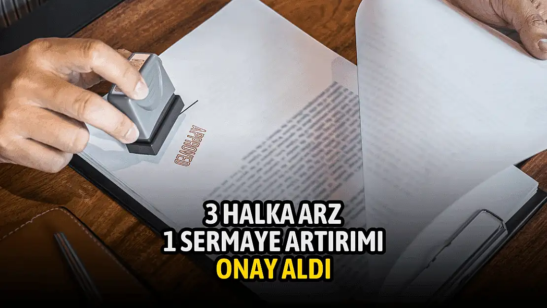 SPK, 3 halka arz 1 sermaye artırımına onay verdi!