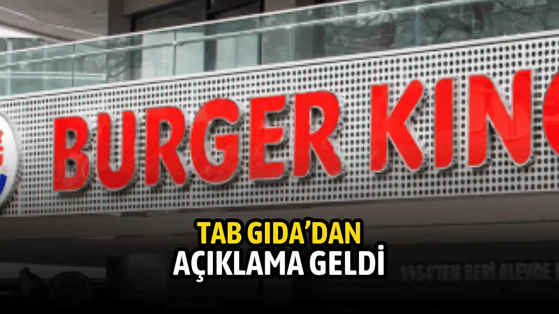 TAB Gıda'dan beklenen açıklama geldi!
