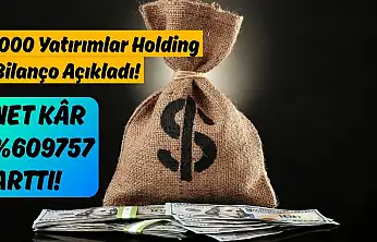 1000 Yatırımlar Holding (BINHO), 1. çeyrekte rekor kâr açıkladı!