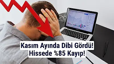 Bu hisse, kasım ayında yüzde 85 değer kaybetti!