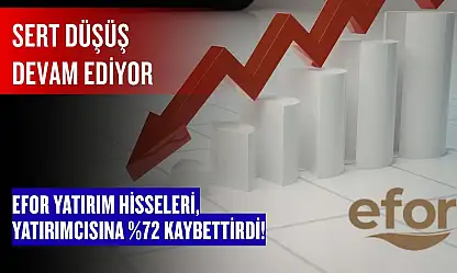 Halka arz sonrası 13 kat yükselen Efor Yatırım (EFOR) yüzde 72 düştü!
