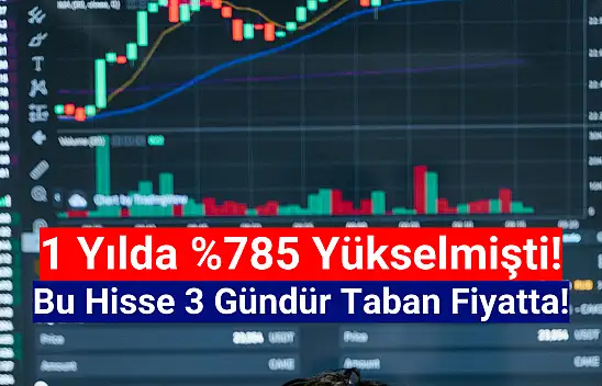 1 yılda yüzde 785 yükselen hisse, 3 gündür taban!
