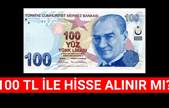 100 TL ile hisse alınır mı?
