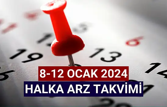 8-12 Ocak 2024 haftası HALKA ARZ Takvimi!