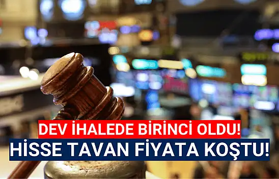 Açıklama geldi, hisse tavan oldu!