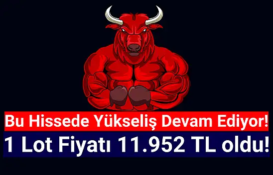 Agresif yükselen hissenin fiyatı 11.952 TL oldu!
