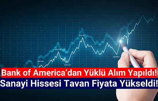 Bank of America'nın topladığı sanayi hissesi tavan oldu!
