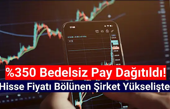 Bedelsiz pay dağıtan şirketin hisseleri yükselişte!