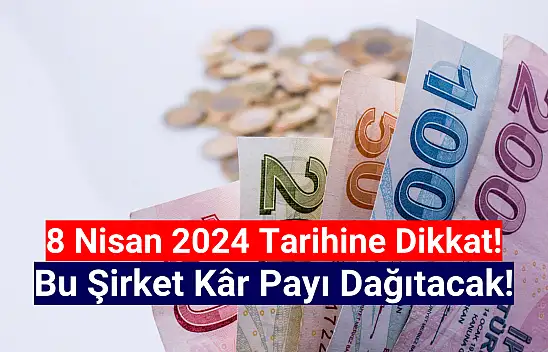 Bir şirket yatırımcısına kâr payı dağıtacak!