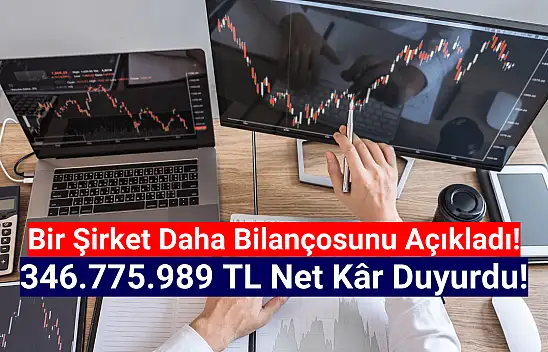 BIST şirketi 346.775.989 TL net kâr açıkladı!