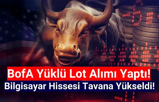 BofA yüklü lot aldı, hisse tavan oldu!