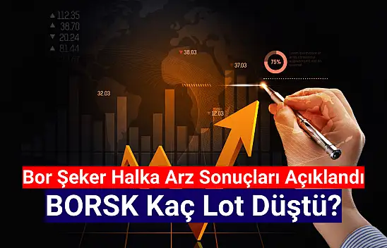 Bor Şeker halka arz sonuçları açıklandı! BORSK kaç lot düştü?