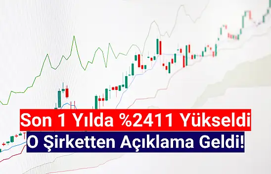 Borsanın tavan tavan yükselen şirketinden açıklama!