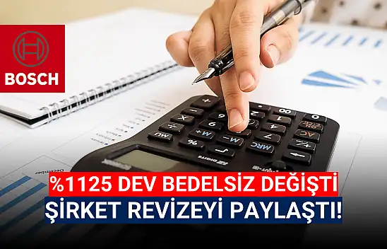 Bosch Fren'in dev bedelsizinde değişiklik!