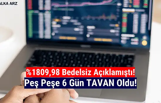 Bu hisse peş peşe 6 gündür tavan!