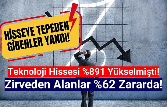 Bu hisseyi tepeden alanlar bin pişman! Yüzde 62 değer kaybetti!
