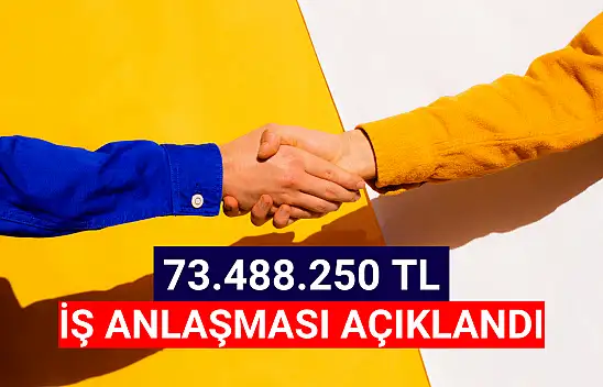 Dev enerji şirketi, 73.488.250 TL iş anlaşması duyurdu!