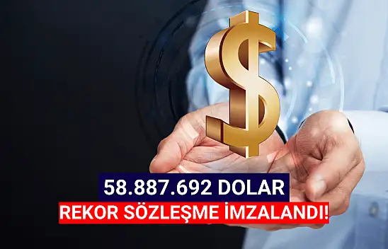 Dev şirket 58,8 milyon dolar satış açıkladı!