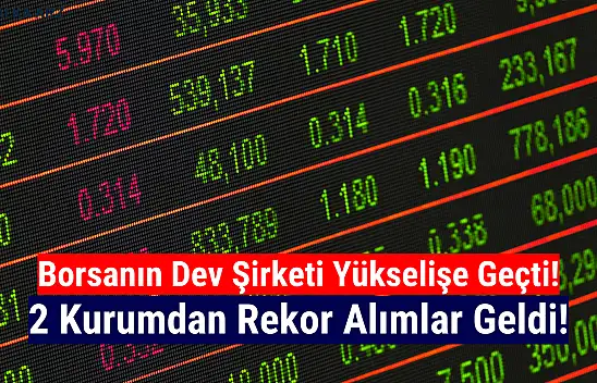 Dev şirketin hisselerinde 2 kurumdan milyonluk alım!