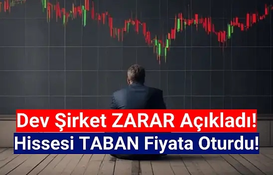 Dev zarar sonrası rekor satış! Hisse taban oldu!