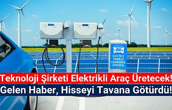 'Elektrikli araç üreteceğim' dedi, hissesi tavana yürüdü!