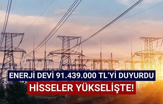 Enerji devi 91.439.000 TL'lik ihaleyi aldı!