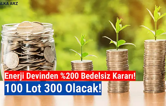 Enerji devi yüzde 200 bedelsiz kararı aldı!
