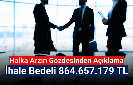 Enerji devinden 864,65 milyon TL'lik ihale açıklaması!