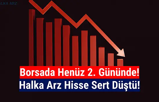 Halka arz hisse borsadaki ikinci gününde sert düştü!