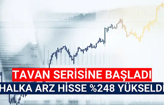 Halka arz hisse yine tavan! Kâr yüzde 248 oldu!