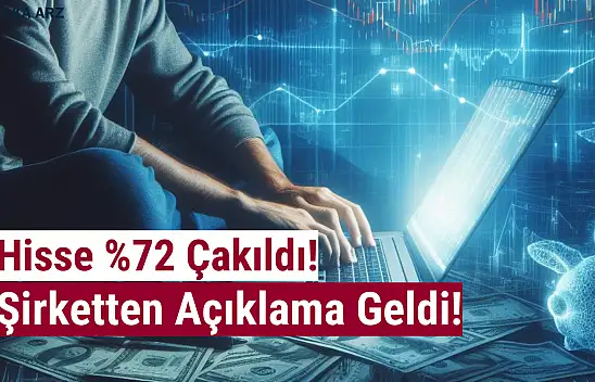 Hisse yüzde 72 çakıldı! Şirketten açıklama geldi!