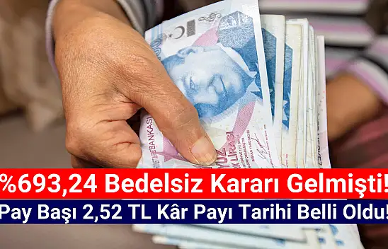 Hissedarlarına para dağıtacak! Tarih belli oldu!