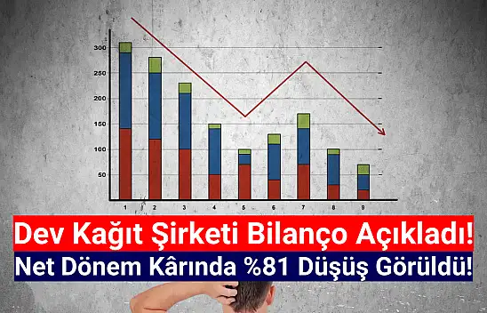 Kâğıt şirketinin net kârı yüzde 81 düştü!