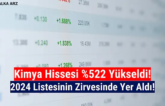 Kimya hissesi 4 ayda yüzde 522 yükseldi!