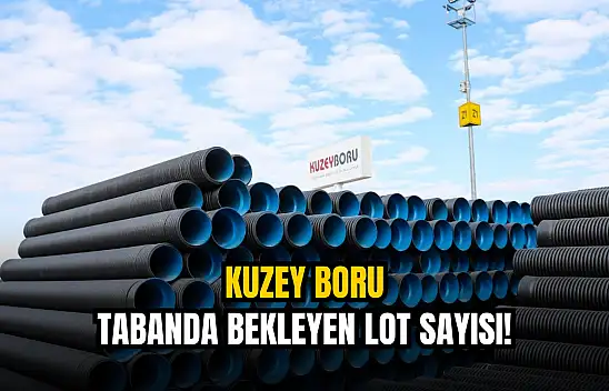 Kuzey Boru (KBORU) tabanda bekleyen lot sayısı!