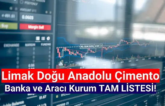 Limak Doğu Anadolu Çimento HALKA ARZ sadece bu bankalarda var!