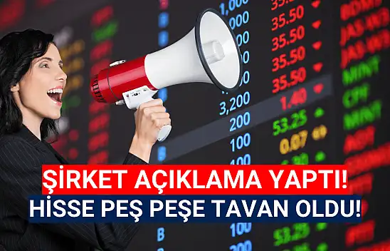 O haberin etkisi sürüyor! Hisse peş peşe tavan oldu!