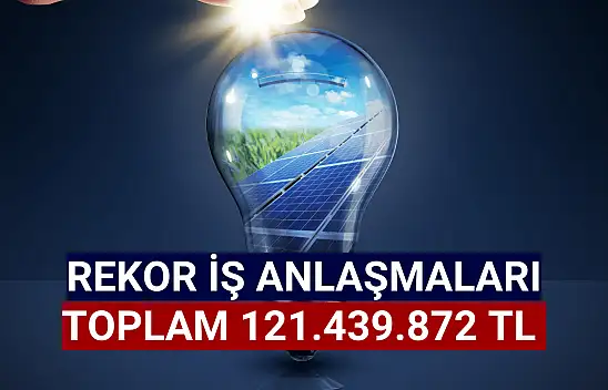 Peş peşe toplam 121.439.872 TL iş anlaşması açıkladı!