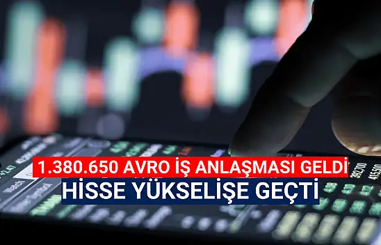 Sanayi devinden 1.380.650 avro bedelli iş anlaşması!