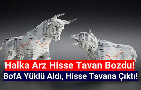 Tavan bozan halka arz hisseyi BofA topladı, yeniden TAVAN!
