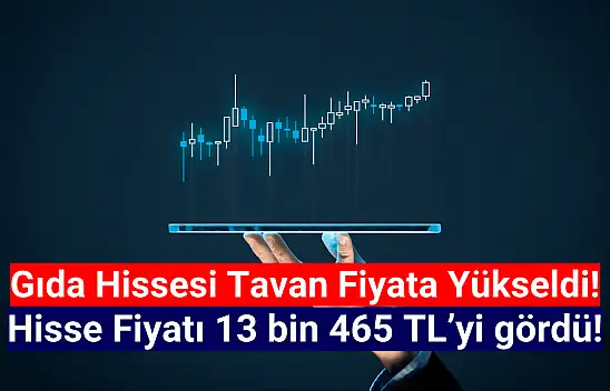 Tavan olan hissenin fiyatı 13465 TL'yi gördü!