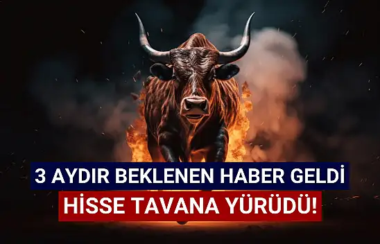 Üç aydır beklenen haber geldi, hisse tavana yürüdü!