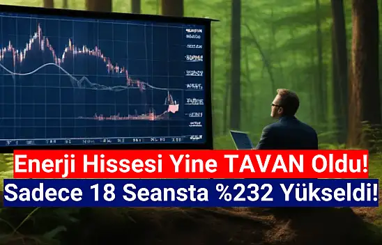 Yine TAVAN! Enerji hissesi 18 seansta yüzde 232 yükseldi!