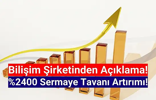 Yüzde 2400 sermaye tavanı artırımı tescil edildi!