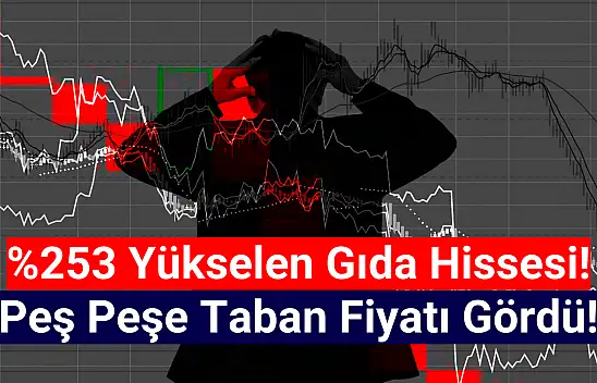 Yüzde 253 yükselen hisse peş peşe taban oldu!