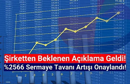Yüzde 2566 sermaye tavanı artırımı onaylandı!