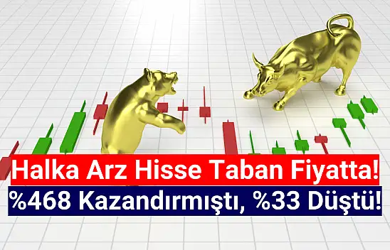 Yüzde 468 kazandıran halka arz hisse taban oldu!