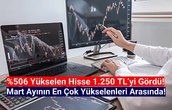 Yüzde 506 yükselen hisse 1250 TL'yi gördü!